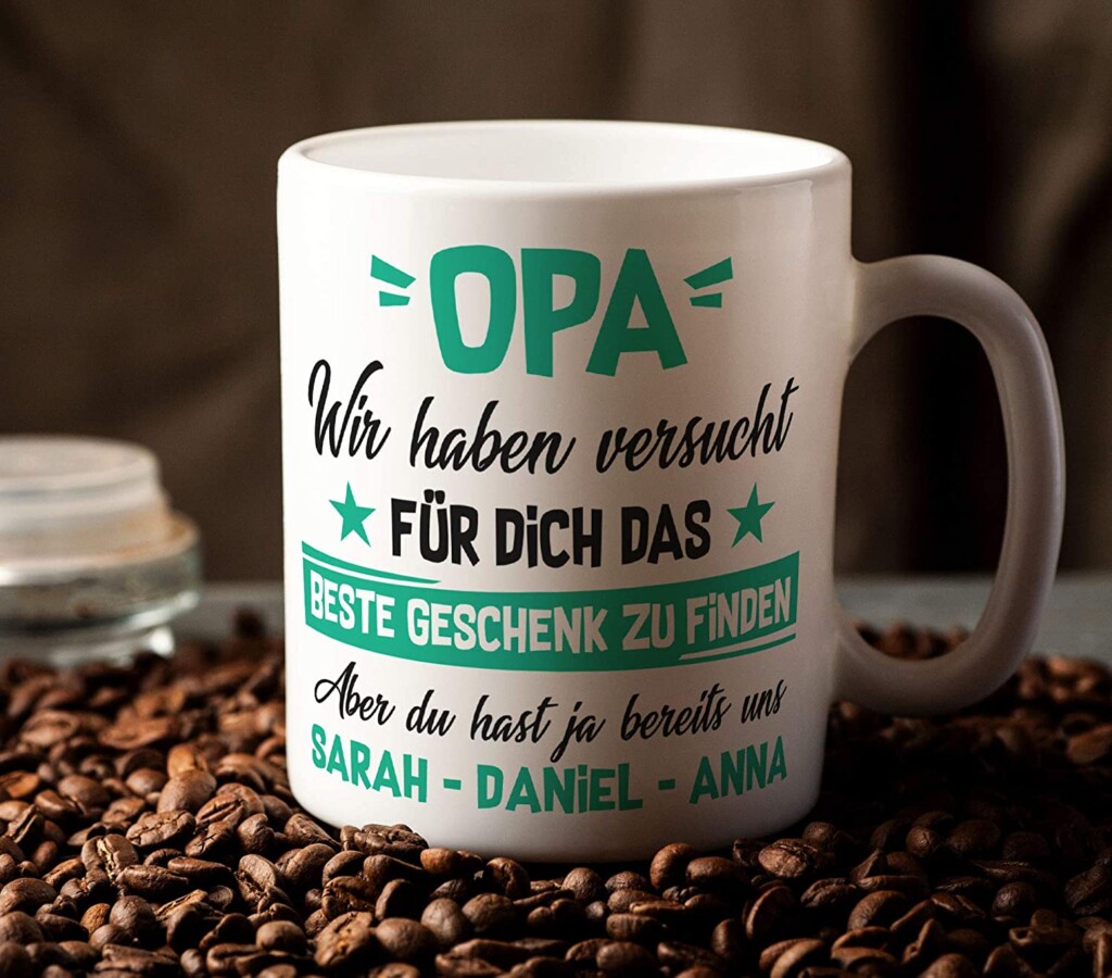 Tasse für Opa - personalisiert, humor