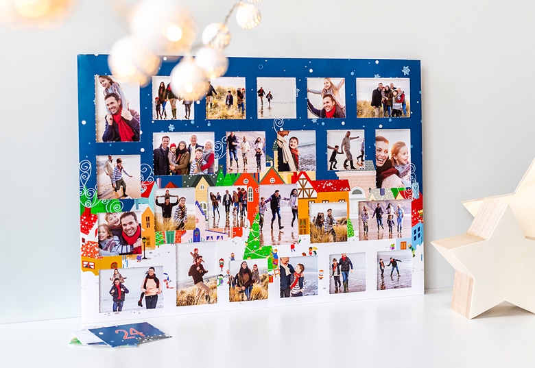 Adventskalender mit eigenen fotos Adventskalender mit eigenen fotos - Geschenk für einen Mann von 75 Jahren