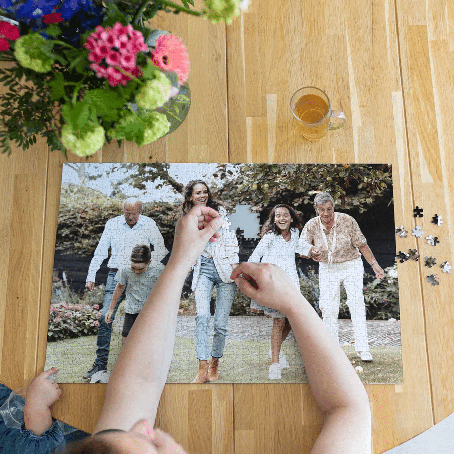 Fotopuzzle - Geschenk für Opa und Oma