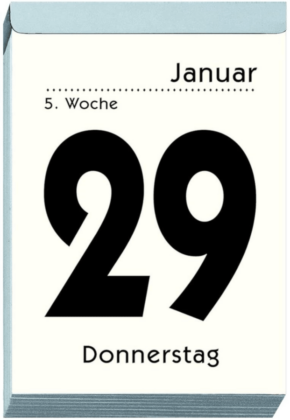 Kalender in Großdruck- Extra großen Zahlen- Geschenk für Opa.de