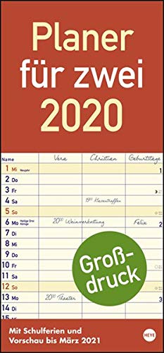 Kalender in Großdruck Weihnachtsgeschenk für einen älteren Mann