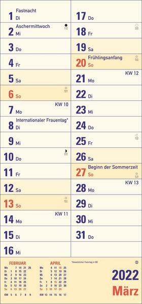 Kalender mit extra großen Zahlen und Buchstaben Kalender in Großdruck - Geschenk für Senioren