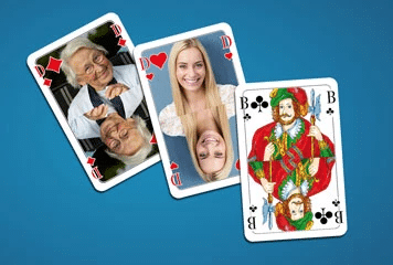 Spielkarten mit eigenen Fotos - originelle Geschenkidee für Opa