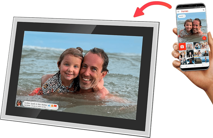 WLAN Digitaler Bilderrahmen - Geschenk für Senioren