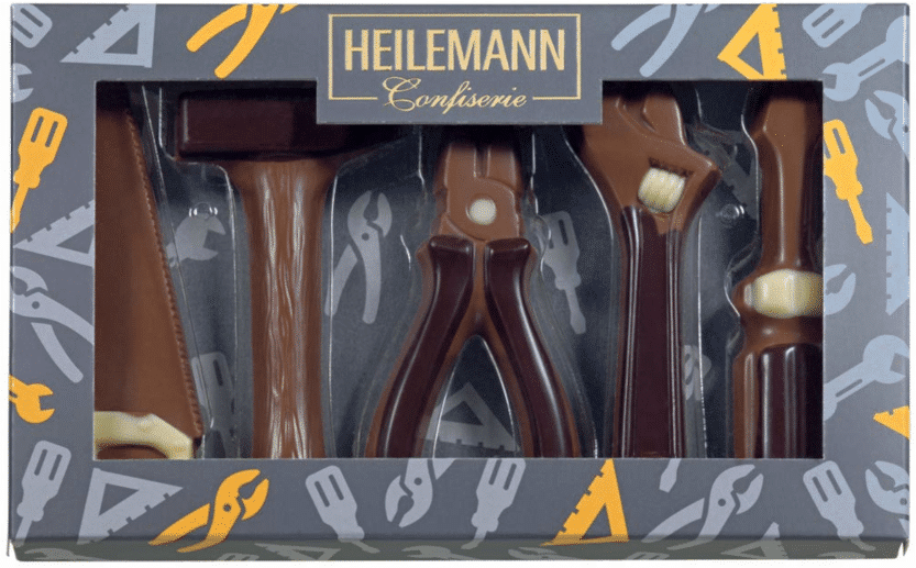 Werkzeuge - Geschenke aus Schokolade Mann