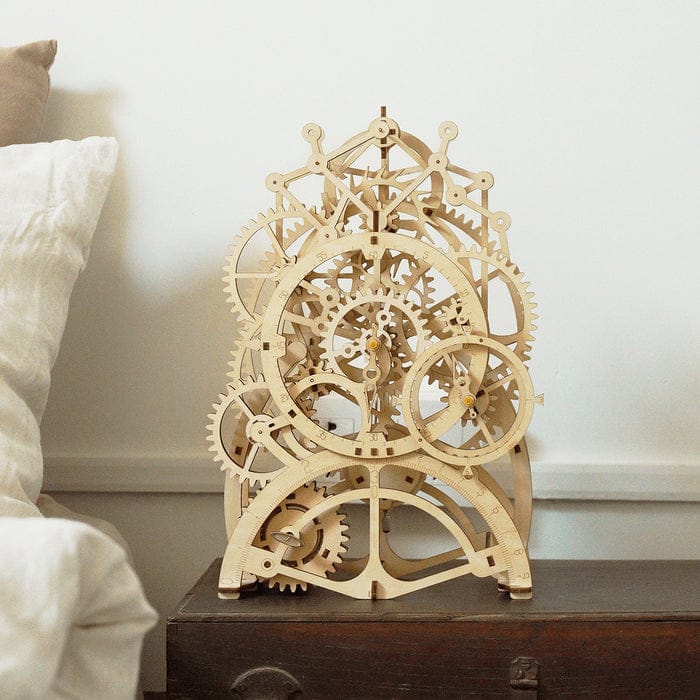 3D Holzpuzzle Pendulum Clock - Geschenk für Opa