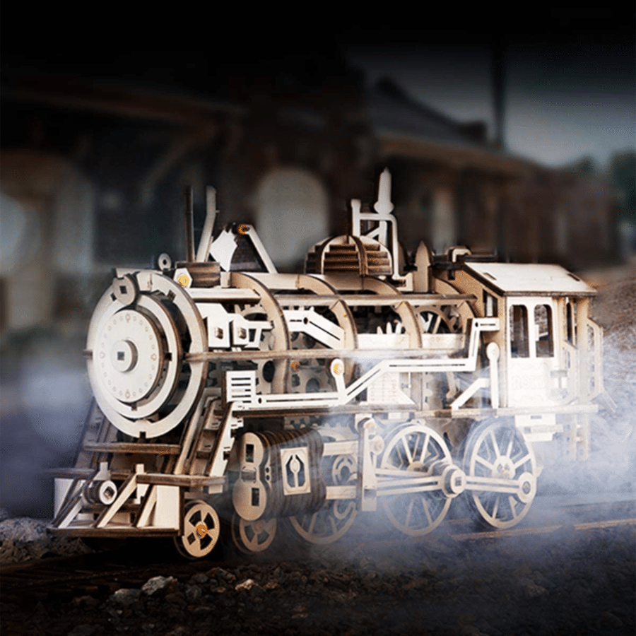 Holzpuzzle Locomotive - Bausatz für Erwachsene