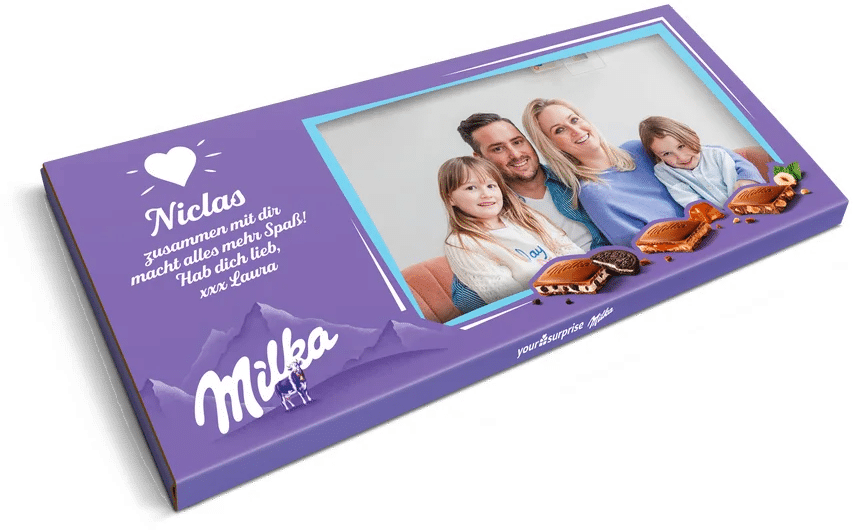 Vatertagsgeschenk für Opa - Milka XL