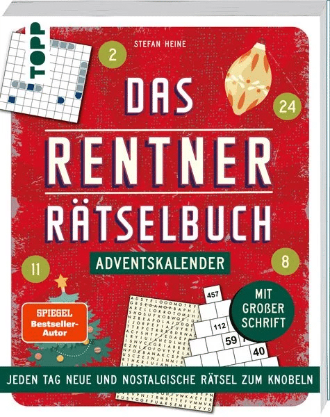 Rentner-Rätselbuch Adventskalender Adventskalender für Männer - Das Rentner-Rätselbuch